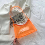 Clear Jelly Handbag Shoulder Bags for Women
