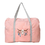 Large Capacity Unisex Travel Bag Pattern Series Luggage Pack Women Men Nylon Fol