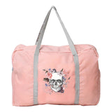 Large Capacity Unisex Travel Bag Pattern Series Luggage Pack Women Men Nylon Fol