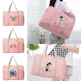 Large Capacity Unisex Travel Bag Pattern Series Luggage Pack Women Men Nylon Fol