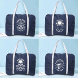 Skull Printed Duffle Bag Luggage for Men and Women
