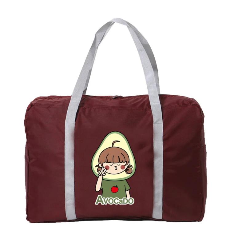 Women's Foldable Yoga Fitness Travel Bag Waterproof Large Capacity Handbag