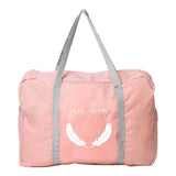 Water Proof Shoulder Travel Bag Feather Print Handbag Luggage Pack