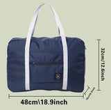 Foldable Travel Bags Large Capacity Duffle Bag with Samurai Print