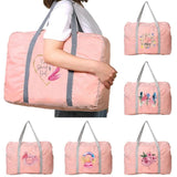 Water Proof Shoulder Travel Bag Flamingo Print Handbag