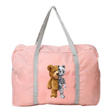 Foldable Yoga Travel Bag Large Capacity Cartoon Pattern Handbag