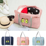 Avocado Print Travel Toiletries Organizer Bag for Camping