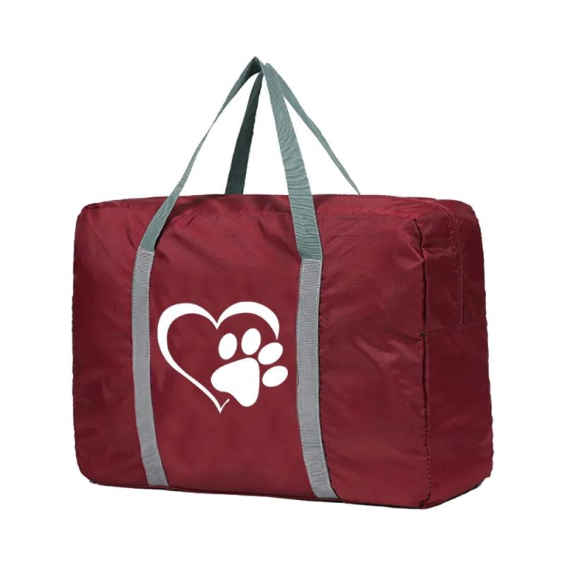 Foldable Travel Bags Women Clothing Organizer Handbags Large Capacity Duffle Bag