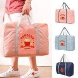 Pop Corn Print Travel Bag Men Women Storage Luggage Handbag