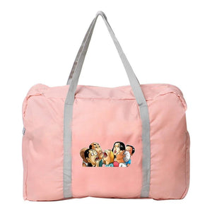 Cartoon Pattern Travel Bag Unisex Large Capacity Luggage Pack Women's Handbag Me