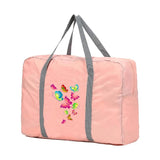 Large Capacity Travel Bags Clothing Shoes Organize Bag Cartoon Butterfly Print