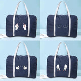 Nylon Foldable Travel Bag Large Capacity Duffle for Unisex