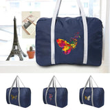 Foldable Travel Bags Clothes Organizers Duffle Bag Butterfly Print