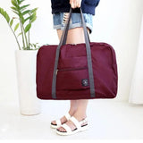 Large Capacity Women Travel Bag Nylon Waterproof Luggage Handbag