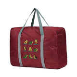 Foldable Travel Bags Organizer Men Unisex Clothing Storage Bag Avocado Duffle