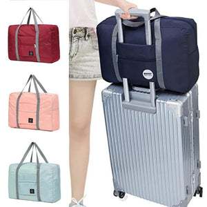 Butterfly&English Printing Duffle Bag Travel Accessories