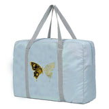 Butterfly&English Printing Duffle Bag Travel Accessories