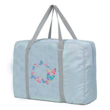 Foldable Travel Bags Portable Clothing Organizer Women Handbags Butterfly Circle