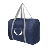 Feather Printed Duffle Bag Unisex Storage Bags Foldable Clothes Organizers