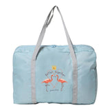 Flamingo Print Travel Bag Handbag Zipper Organizer Camping Toiletries Storage