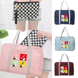 Foldable Travel Bag Ladies Large Capacity Pattern Luggage Bag Waterproof