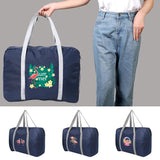 Large Capacity Flamingo Printed Duffle Bag Unisex Storage Bags