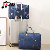 Waterproof Foldable Travel Bag Shopping Shoulder Bag Men Women Oversized Bags
