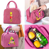 Lunch Bag Women Picnic Cooler Handbag Kids Food Thermal Organizer