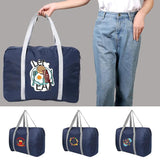 Food Printed Folding Travel Bag Duffle Men Women Luggage Handbag