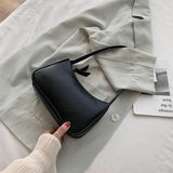 Retro PU Leather Shoulder Clutch Mobile Phone Bag