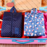 Portable Waterproof Travel Shoe Bag Nylon Storage Organizer Zipper Tote