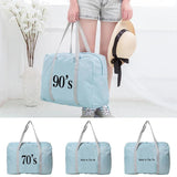 Unisex Travel Bags Large Handbags Print Foldable Clothes Organizers