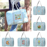 Foldable Grocery Organizer Mushroom Duffle Handbag