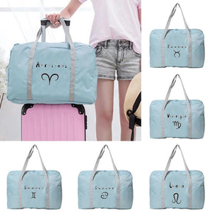 Constellation Travel Bag Nylon Foldable Unisex Large Capacity Bag