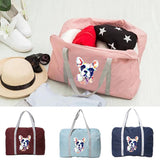 Portable Foldable Travel Toiletry Pouch Dog Print Waterproof T