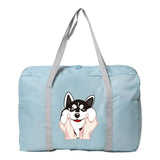 Dog Printed Large Travel Bag for Women and Men