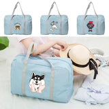 Dog Printed Large Travel Bag for Women and Men