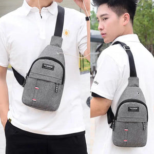 Canvas Shoulder Bag Packs Multifunction Travel Sling Bag