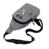 Canvas Shoulder Bag Packs Multifunction Travel Sling Bag