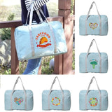 Travel Tote Storage Bag with Print Design, Carry-on Duffle Handbag