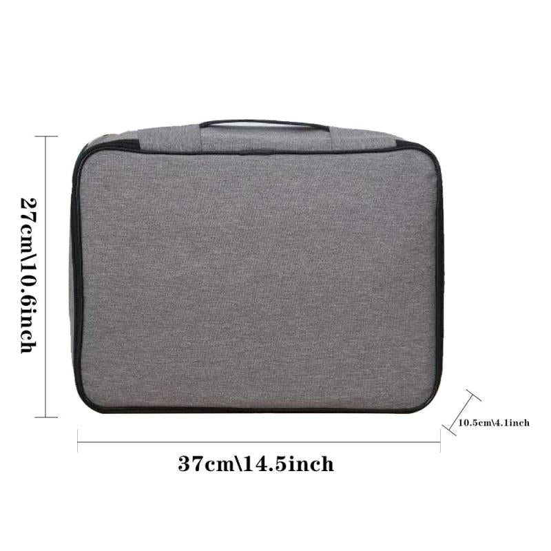 Large Document Storage Bag File Lockbox