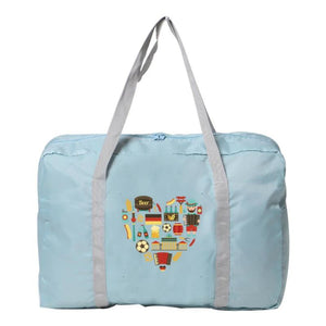 Nylon Foldable Travel Bag Large Capacity Waterproof Handbag