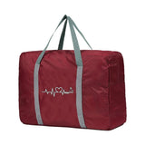 Food Pattern Duffle Bag Large Capacity Foldable Travel Clothes Organizers