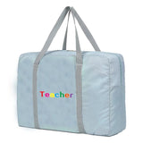 Teacher Travel Bag Nylon Foldable Luggage Waterproof Accessories