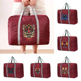 Foldable Travel Bag Large-capacity Handbag Monster Print Series Fitness Bags