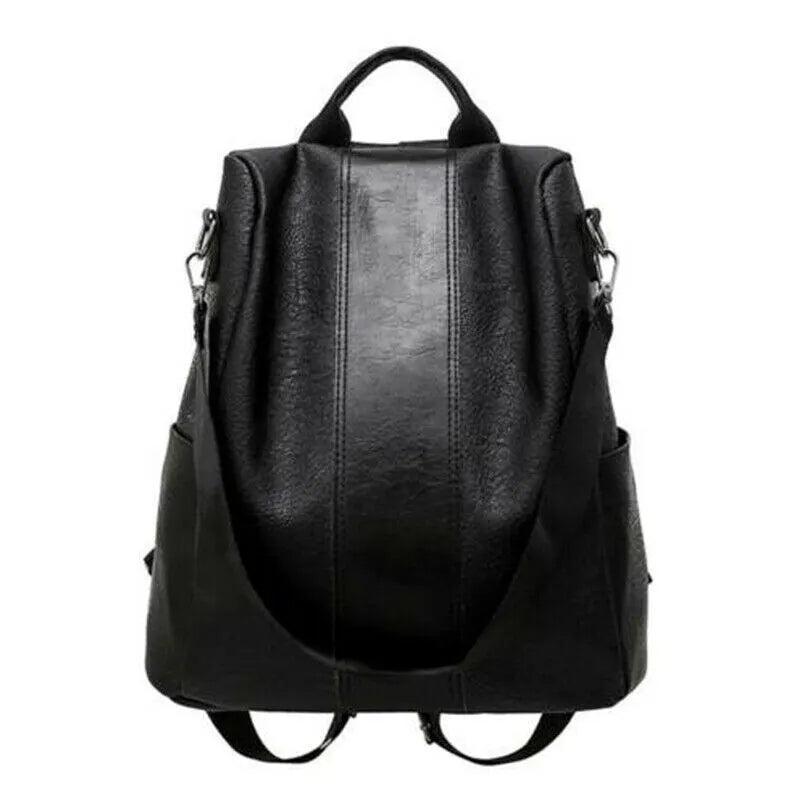 Vintage Anti-Theft Backpack for Women, Large Capacity School Shoulder Bag