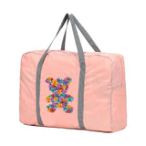 Bear Pattern Foldable Travel Duffle Bag