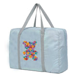 Bear Pattern Foldable Travel Duffle Bag