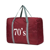 Women's Foldable Travel Luggage Bag - Year Series Print Duffle Handbag