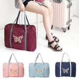 Nylon Foldable Travel Bag Waterproof Zipper Handbags